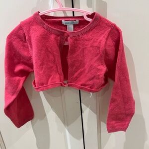 Obaibi pink cardigan 24m
